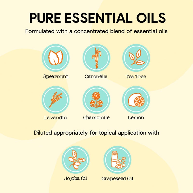 Oilogic Bug Bite Itch Roll-On Essential Oil for Kids - 100% Pure Essential Oils for Soothing Skin - Gentle, Kids-Safe Formula for Toddlers & Children, Indoor & Outdoor Use, 9ml - Image 4